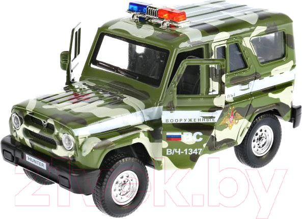 Изображение товара Автомобиль игрушечный Технопарк Uaz Hunter / HUNTER-MIL-SL
