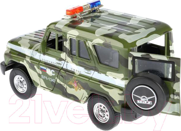 Изображение товара Автомобиль игрушечный Технопарк Uaz Hunter / HUNTER-MIL-SL