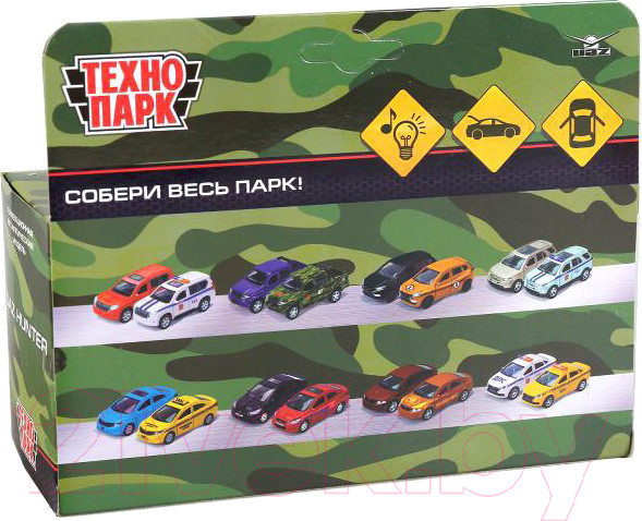 Изображение товара Автомобиль игрушечный Технопарк Uaz Hunter / HUNTER-MIL-SL