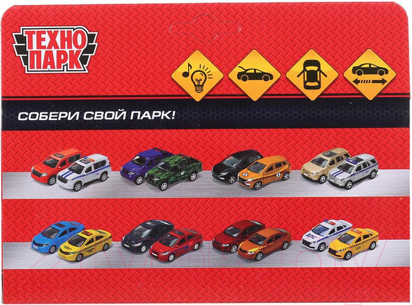 Изображение товара Автомобиль игрушечный Технопарк ГАЗ-2402 Волга Такси / 2402-12SLTAX-YE