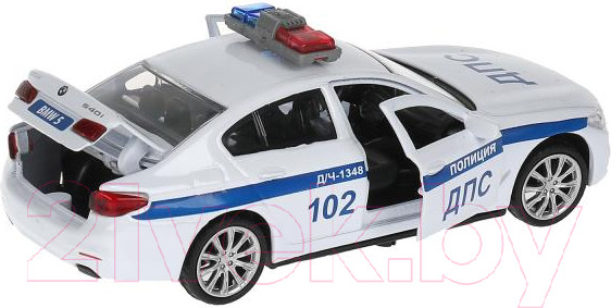 Изображение товара Автомобиль игрушечный Технопарк BMW 5-er M-Sport Полиция / 5ER-12SLPOL-WH