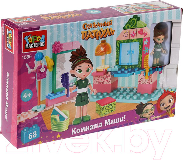 Изображение товара Конструктор Город мастеров Сказочный патруль. Комната Маши / 1566-AA (68эл)