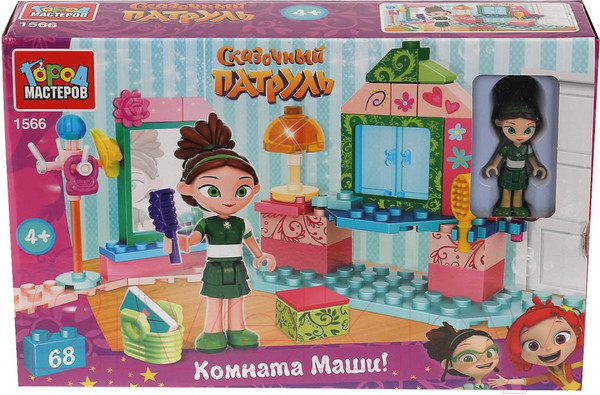 Изображение товара Конструктор Город мастеров Сказочный патруль. Комната Маши / 1566-AA (68эл)