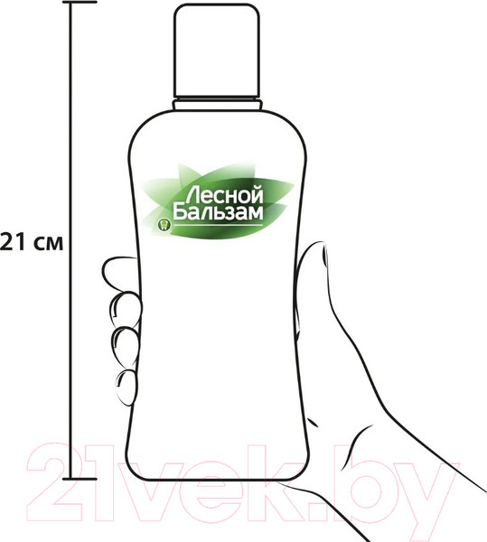 Изображение товара Ополаскиватель для полости рта Лесной бальзам С маслом кедровых орешков экстр шалфея на отваре трав (400мл)