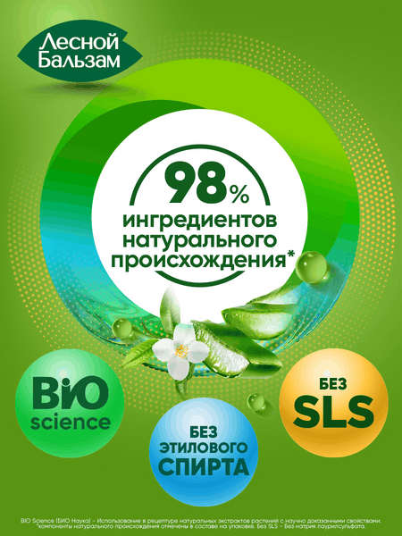 Изображение товара Ополаскиватель для полости рта Лесной бальзам Природная свежесть  (400мл)