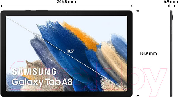 Изображение товара Планшет Samsung Galaxy Tab A8 4/64GB LTE / SM-X205N (темно-серый)