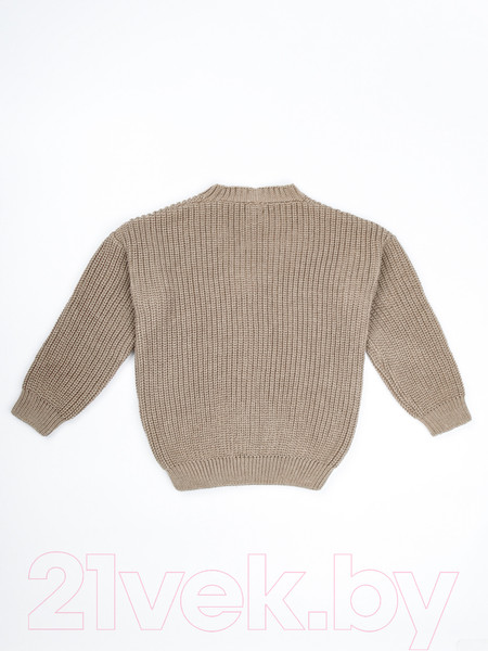Изображение товара Кардиган детский Amarobaby Knit / AB-OD21-KNIT19/03-122 (бежевый, р.122)