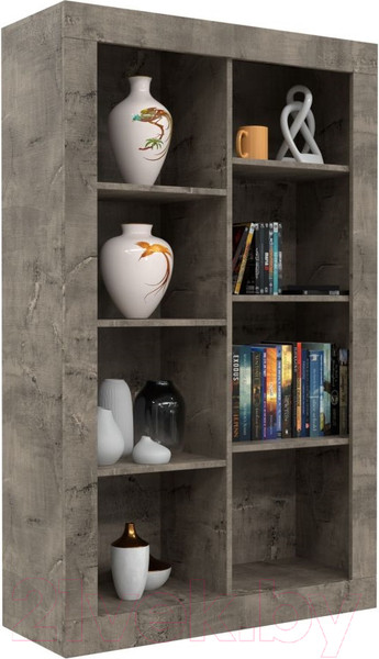 Изображение товара Шкаф Мебель-КМК 1Д Лондон 0467.5 (оникс/бетон пайн светлый)