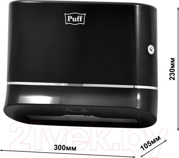 Изображение товара Диспенсер Puff 5135Bl (черный)