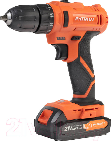 Изображение товара Аккумуляторная дрель-шуруповерт PATRIOT BR 189UES (39623)