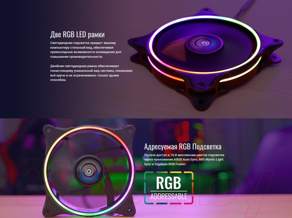 Изображение товара Вентилятор для корпуса AeroCool Eclipse 12