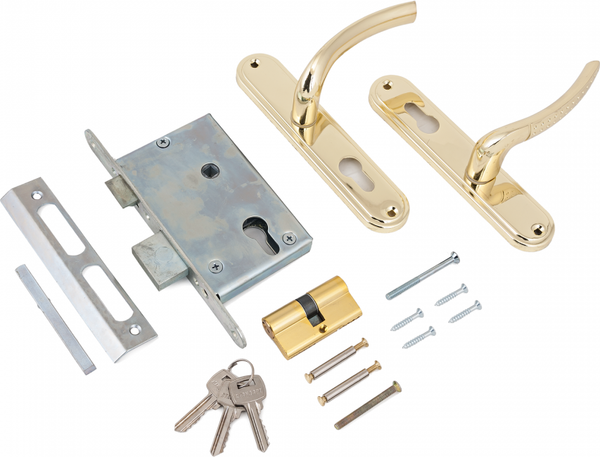 Изображение товара Замок врезной Стандарт ЗВ4-7.03С (золото)