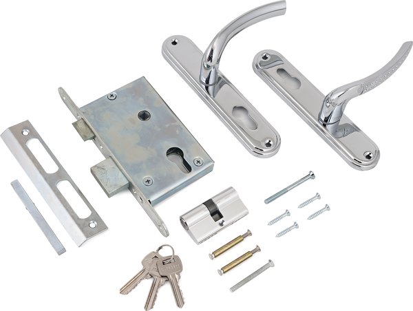 Изображение товара Замок врезной Стандарт ЗВ4-7.03С (хром)