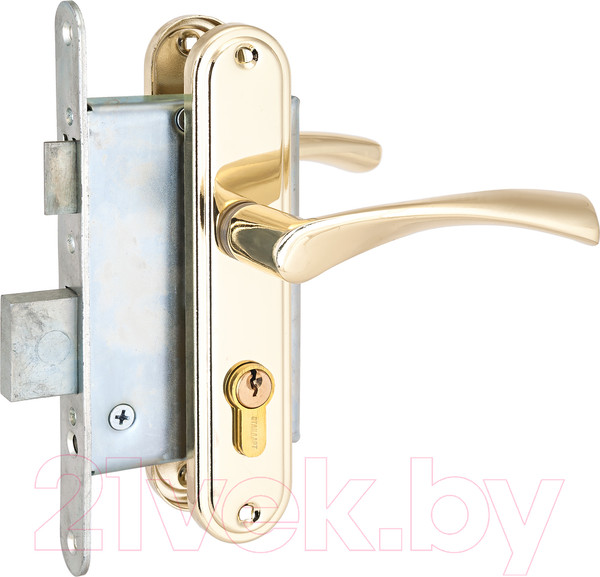 Изображение товара Замок врезной Стандарт ЗВ4-7.04С (золото)