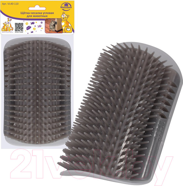 Изображение товара Щетка для животных Мультидом VL40-110