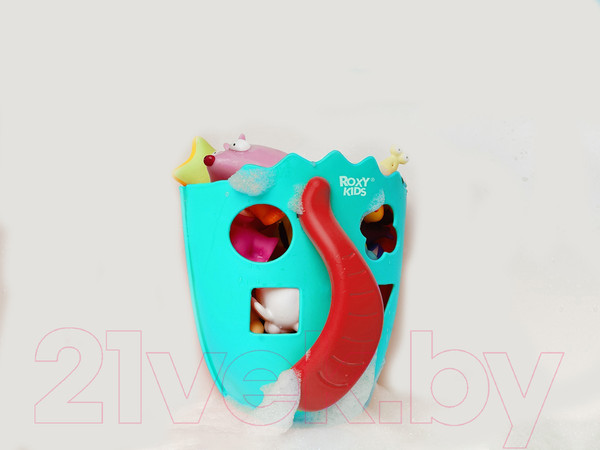 Изображение товара Органайзер детский для купания Roxy-Kids Dino / RTH-001M (мятный)