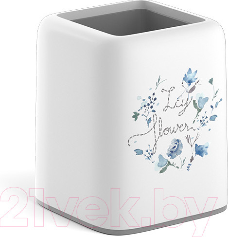 Изображение товара Подставка настольная Erich Krause Forte. Frozen Beauty / 55436 (белый/серый)