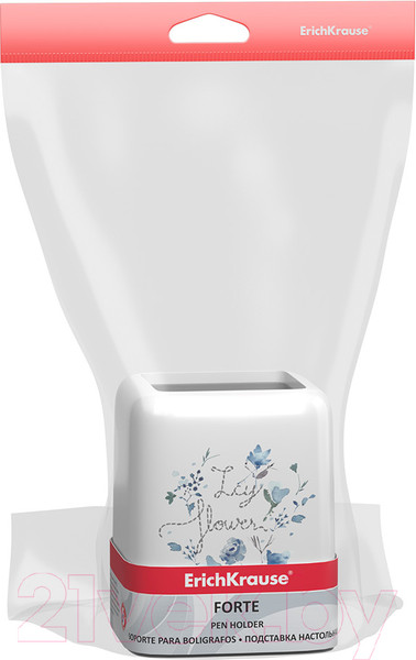 Изображение товара Подставка настольная Erich Krause Forte. Frozen Beauty / 55436 (белый/серый)