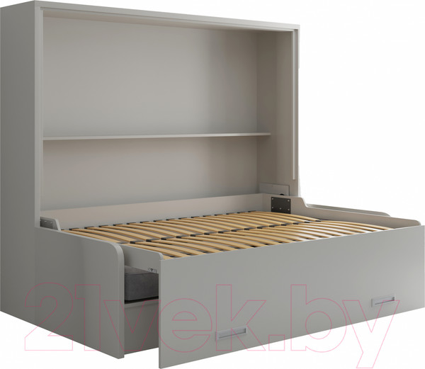 Изображение товара Шкаф-кровать трансформер Макс Стайл Bora 36мм 140x200 Sofa (светло-серый U708 ST9)