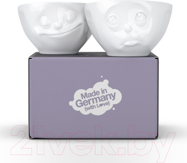 Изображение товара Набор креманок Tassen Happy & Oh please / T01.23.01 (2шт, белый)