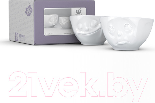 Изображение товара Набор креманок Tassen Happy & Oh please / T01.23.01 (2шт, белый)
