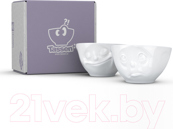 Изображение товара Набор креманок Tassen Happy & Oh please / T01.23.01 (2шт, белый)