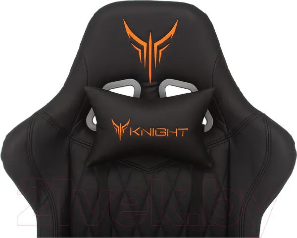 Изображение товара Кресло геймерское Бюрократ Knight Armor (черный ромбик/экокожа)