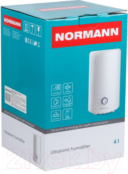Изображение товара Ультразвуковой увлажнитель воздуха Normann AUH-022