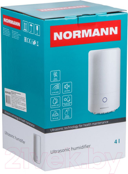 Изображение товара Ультразвуковой увлажнитель воздуха Normann AUH-023