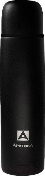 Изображение товара Термос для напитков Арктика 102-1000 (черный матовый)