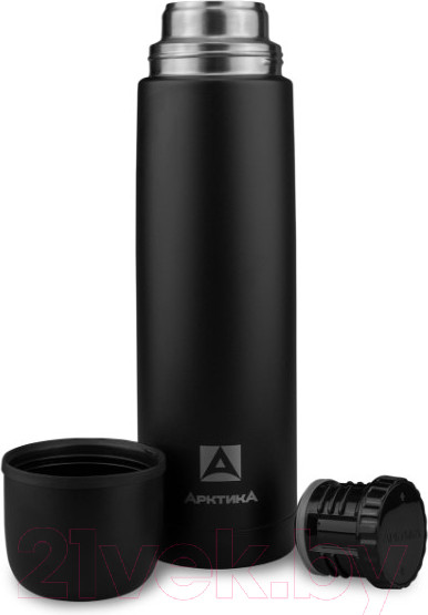 Изображение товара Термос для напитков Арктика 102-1000 (черный матовый)