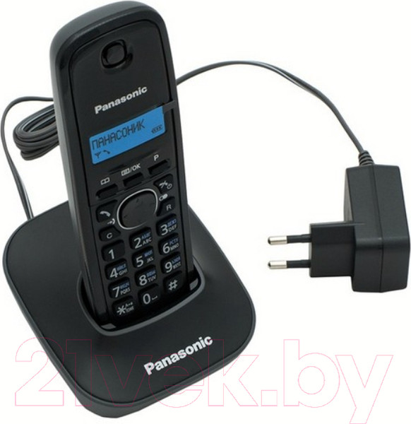 Изображение товара Беспроводной телефон Panasonic KX-TG1611H (серый)
