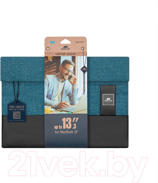 Изображение товара Чехол для ноутбука Rivacase Lantau 8803 (аква)
