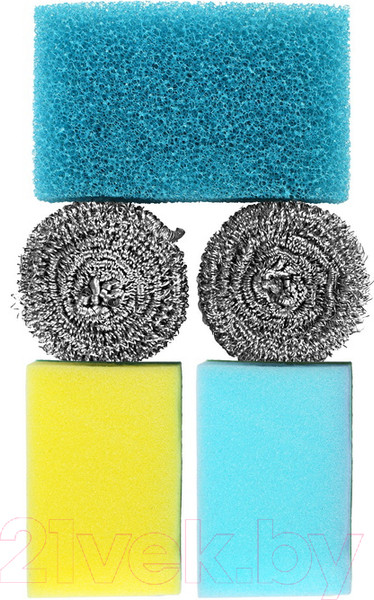 Изображение товара Набор губок для мытья посуды Darvish DV-H-83 (5шт)