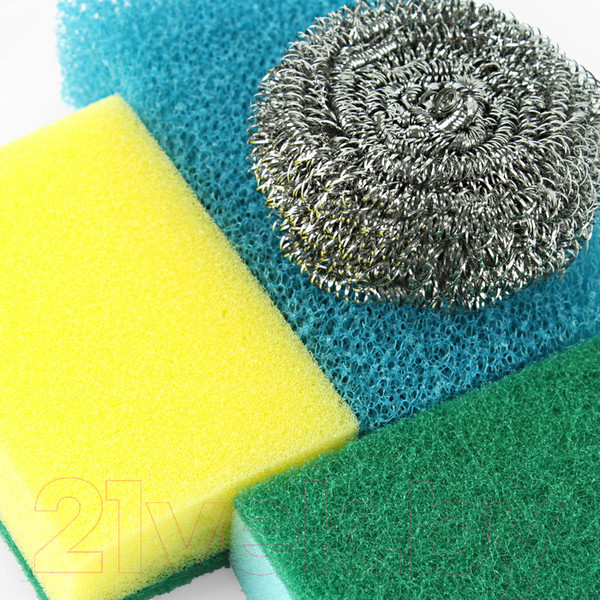 Изображение товара Набор губок для мытья посуды Darvish DV-H-83 (5шт)