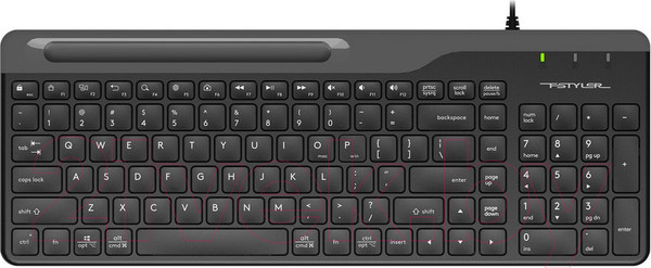 Изображение товара Клавиатура A4Tech FK25 Fstyler Slim (черный/серый)