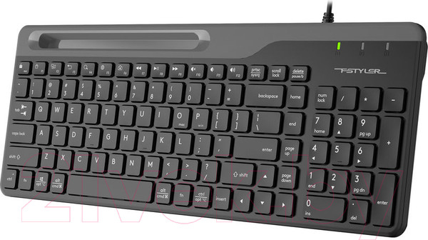 Изображение товара Клавиатура A4Tech FK25 Fstyler Slim (черный/серый)