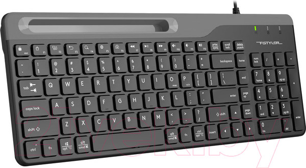 Изображение товара Клавиатура A4Tech FK25 Fstyler Slim (черный/серый)