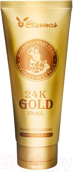 Изображение товара Пенка для умывания Elizavecca 24k Gold Snail Cleansing Foam (180мл)