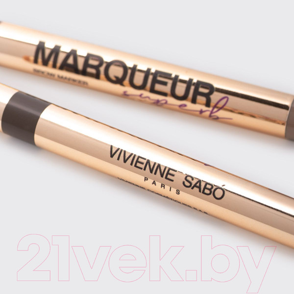 Изображение товара Карандаш для бровей Vivienne Sabo Marqueur Superb тон 02 темно-коричневый