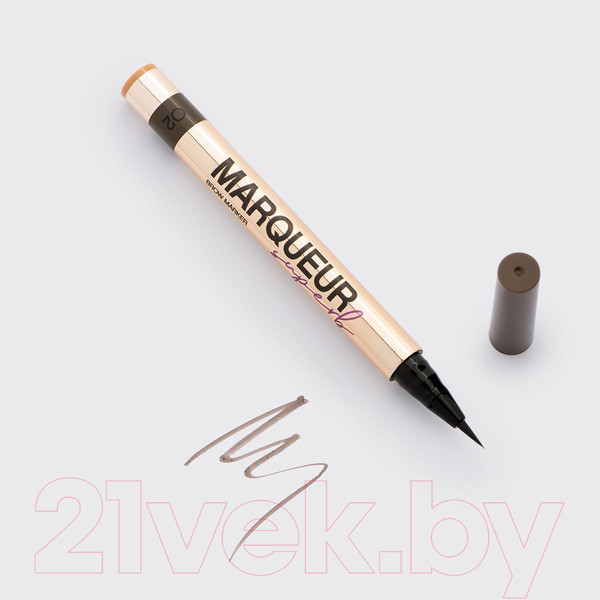 Изображение товара Карандаш для бровей Vivienne Sabo Marqueur Superb тон 02 темно-коричневый