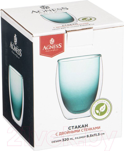 Изображение товара Стакан для горячих напитков Agness 249-216