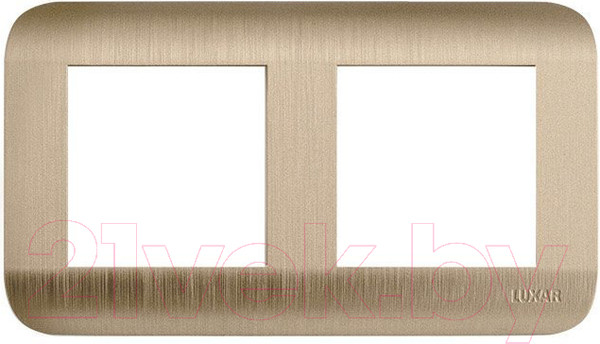 Изображение товара Рамка для выключателей и розеток Luxar Deco 10.902.05 (шампань)