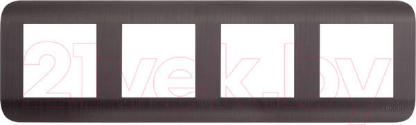 Изображение товара Рамка для выключателей и розеток Luxar Deco 10.904.02 (венге)