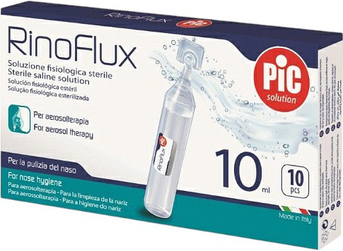 Изображение товара Набор для промывания носа RinoFlux Физиологический cтерильный №10 (10мл)