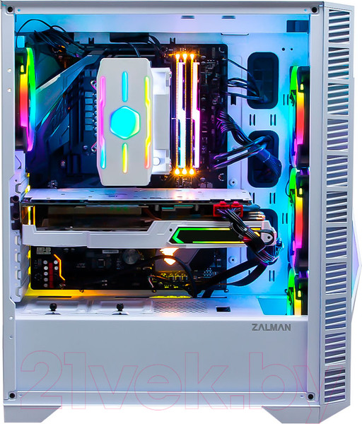 Изображение товара Корпус для компьютера Zalman Z3 Iceberg (белый)