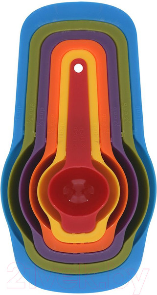 Изображение товара Набор совков для сыпучих продуктов Мультидом Радуга / VL80-267 (6шт)