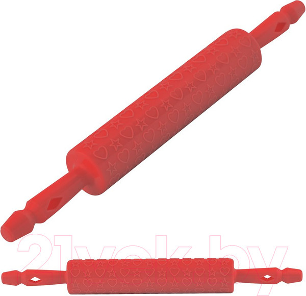 Изображение товара Скалка Мультидом Звездочки-сердечки / VL80-273