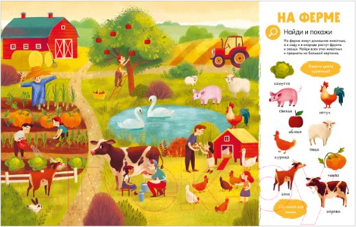 Изображение товара Развивающая книга CLEVER Найди и покажи. Первая книга малыша. 500 слов