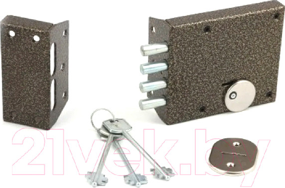Изображение товара Замок накладной Зенит ЗН4-2 (бронза)